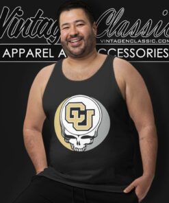 University Of Colorado Boulder Grateful Dead Steal Your Face Tank Top Racerback