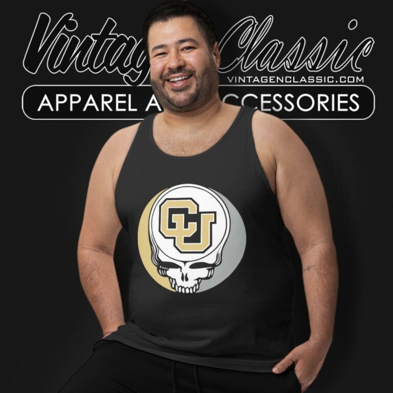 University Of Colorado Boulder Grateful Dead Steal Your Face Tank Top Racerback University Of Colorado Boulder Grateful Dead Steal Your Face Tank Top Racerback