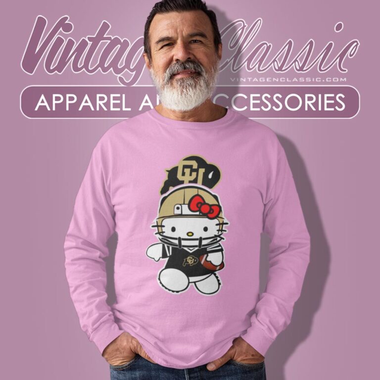 University Of Colorado Buffaloes Hello Kitty Long Sleeve Tee University Of Colorado Buffaloes Hello Kitty Long Sleeve Tee