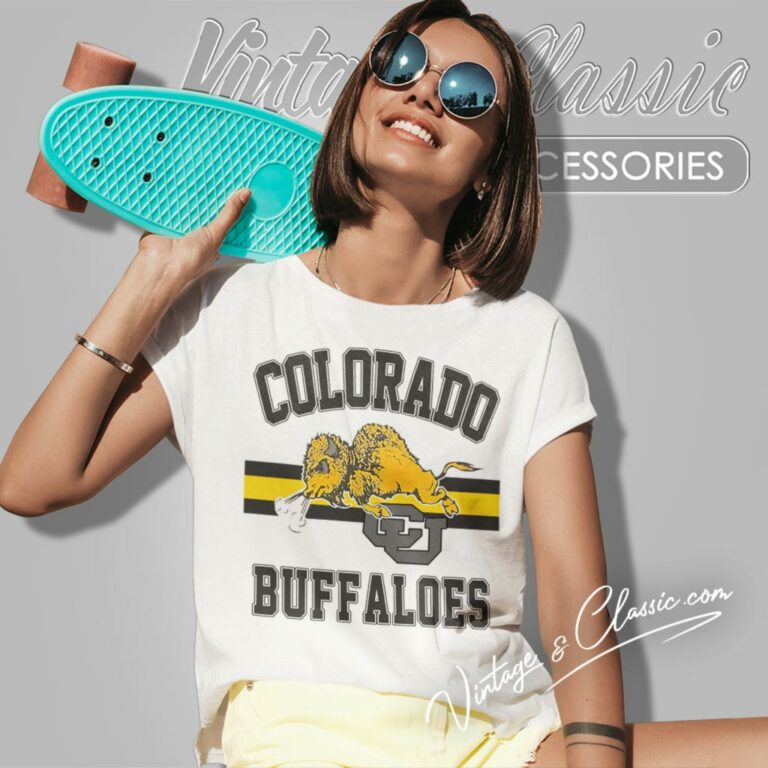 University Of Colorado Buffalos Women T Shirt University Of Colorado Buffalos Women T Shirt