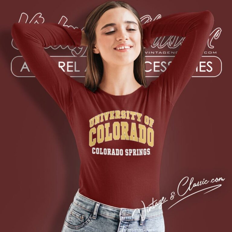 University Of Colorado Colorado Springs Long Sleeve Tee University Of Colorado Colorado Springs Long Sleeve Tee