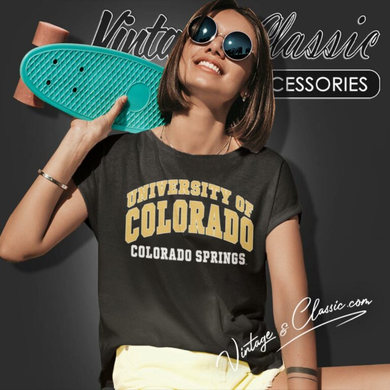 University Of Colorado Colorado Springs Women T Shirt University Of Colorado Colorado Springs Women T Shirt