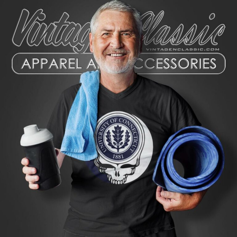 University Of Connecticut Grateful Dead Steal Your Face V Neck TShirt University Of Connecticut Grateful Dead Steal Your Face V Neck TShirt