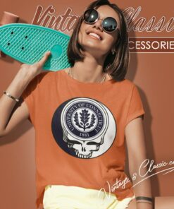 University Of Connecticut Grateful Dead Steal Your Face Women T Shirt