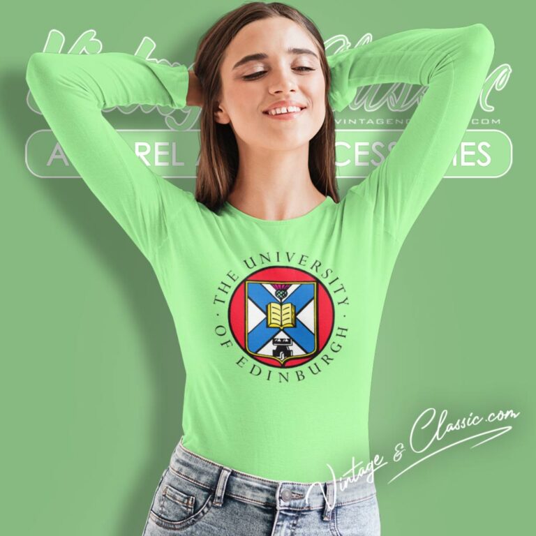 University Of Edinburgh Long Sleeve Tee University Of Edinburgh Long Sleeve Tee