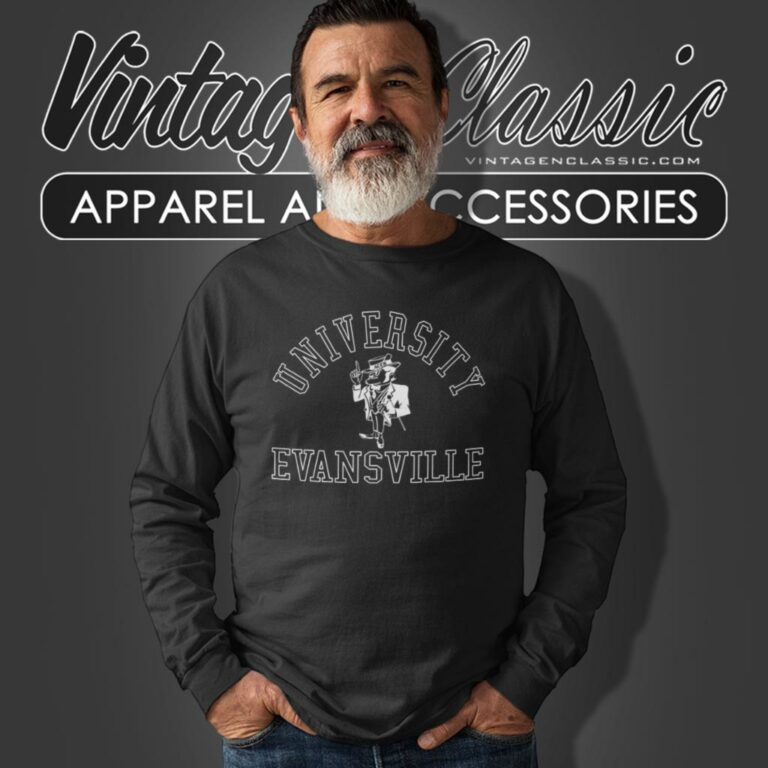 University Of Evansville Long Sleeve Tee University Of Evansville Long Sleeve Tee