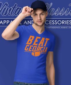 University Of Florida Beat Georgia Football Shirt 5 University Of Florida Beat Georgia Football V Neck TShirt