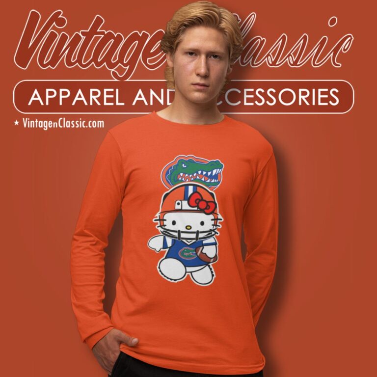 University Of Florida Gators Hello Kitty Long Sleeve Tee University Of Florida Gators Hello Kitty Long Sleeve Tee