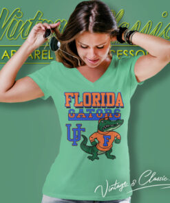 University Of Florida Gators Shirt 5 University Of Florida Gators V Neck TShirt