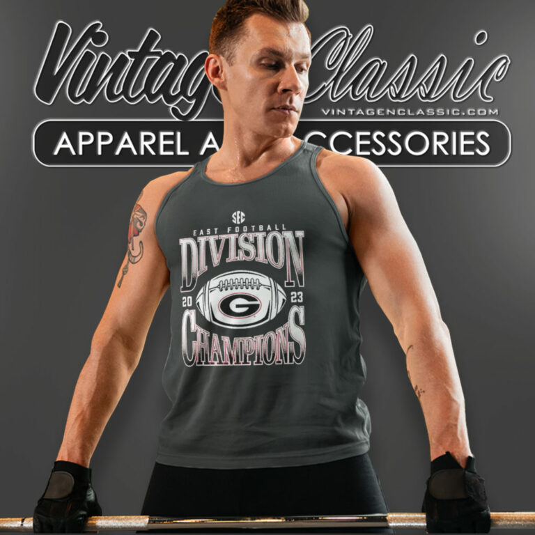University Of Georgia 2023 Sec East Division Champions Tank Top Racerback University Of Georgia 2023 Sec East Division Champions Tank Top Racerback