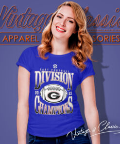 University Of Georgia 2023 Sec East Division Champions Women T Shirt