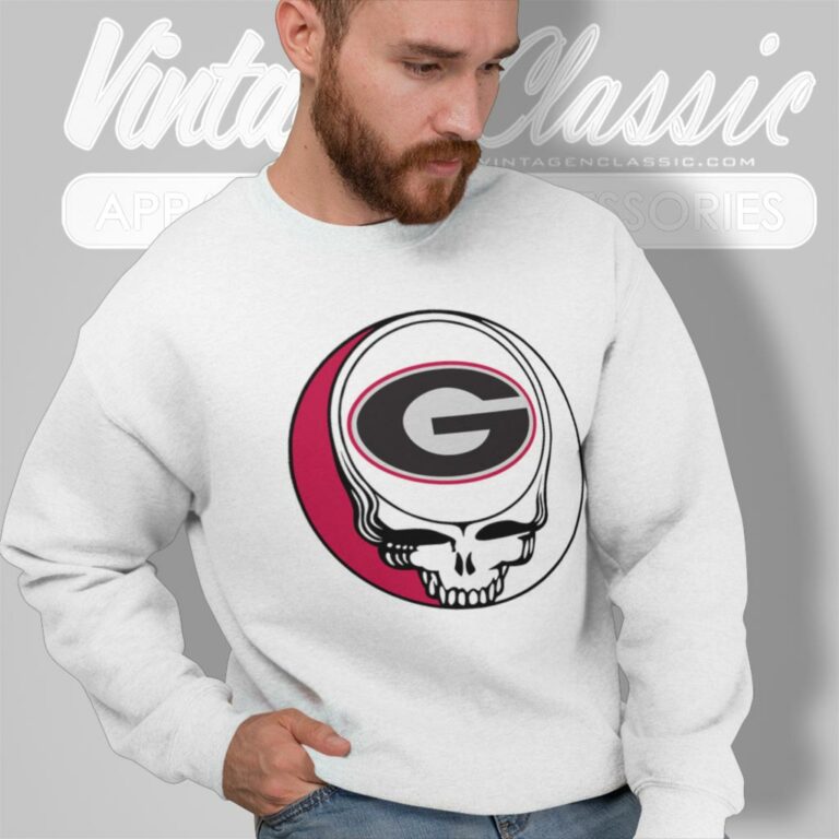 University Of Georgia Grateful Dead Steal Your Face Sweatshirt University Of Georgia Grateful Dead Steal Your Face Sweatshirt