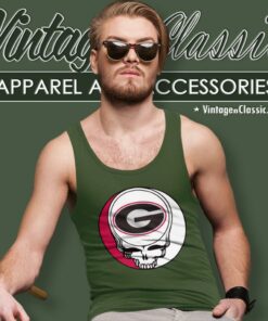 University Of Georgia Grateful Dead Steal Your Face Tank Top Racerback
