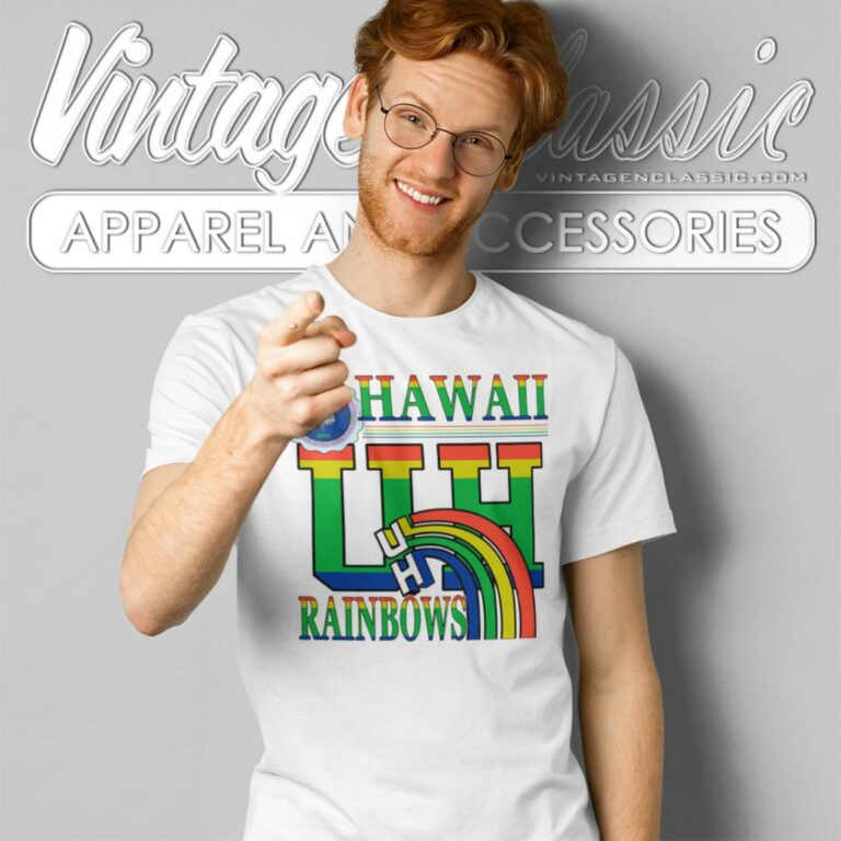University Of Hawaii Rainbow T Shirt University Of Hawaii Rainbow T Shirt