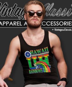 University Of Hawaii Rainbow Shirt 4 University Of Hawaii Rainbow Tank Top Racerback