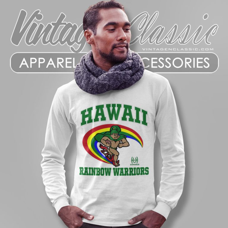 University Of Hawaii Rainbow Warriors Long Sleeve Tee University Of Hawaii Rainbow Warriors Long Sleeve Tee