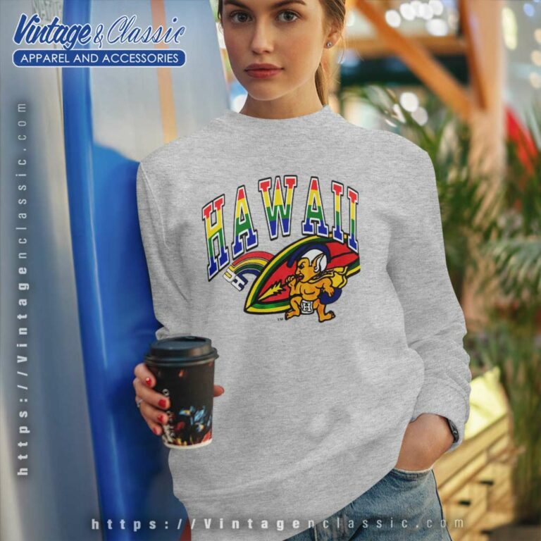 University Of Hawaii Rainbow Warriors Ncaa Sweatshirt University Of Hawaii Rainbow Warriors Ncaa Sweatshirt