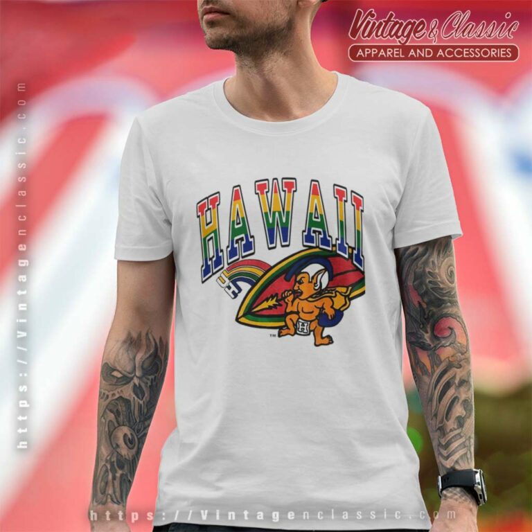 University Of Hawaii Rainbow Warriors Ncaa T Shirt University Of Hawaii Rainbow Warriors Ncaa T Shirt