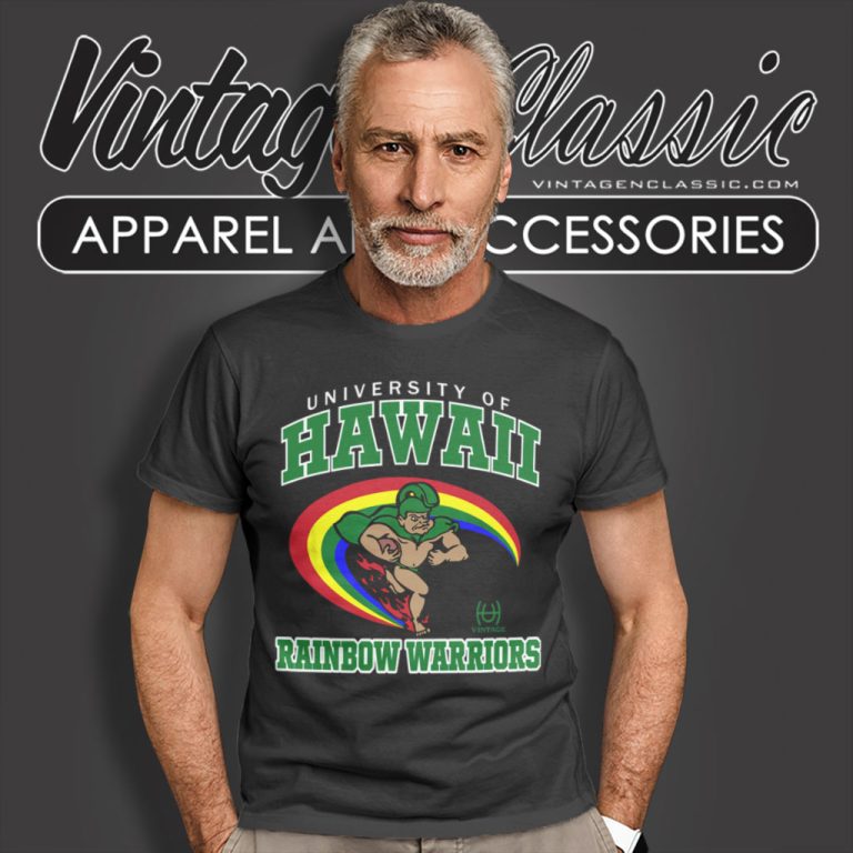 University Of Hawaii Rainbow Warriors T Shirt University Of Hawaii Rainbow Warriors T Shirt