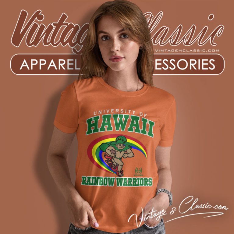 University Of Hawaii Rainbow Warriors Women T Shirt University Of Hawaii Rainbow Warriors Women T Shirt