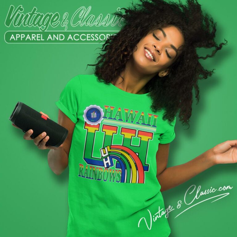 University Of Hawaii Rainbow Women T Shirt University Of Hawaii Rainbow Women T Shirt
