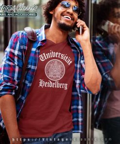 University Of Heidelberg V Neck TShirt