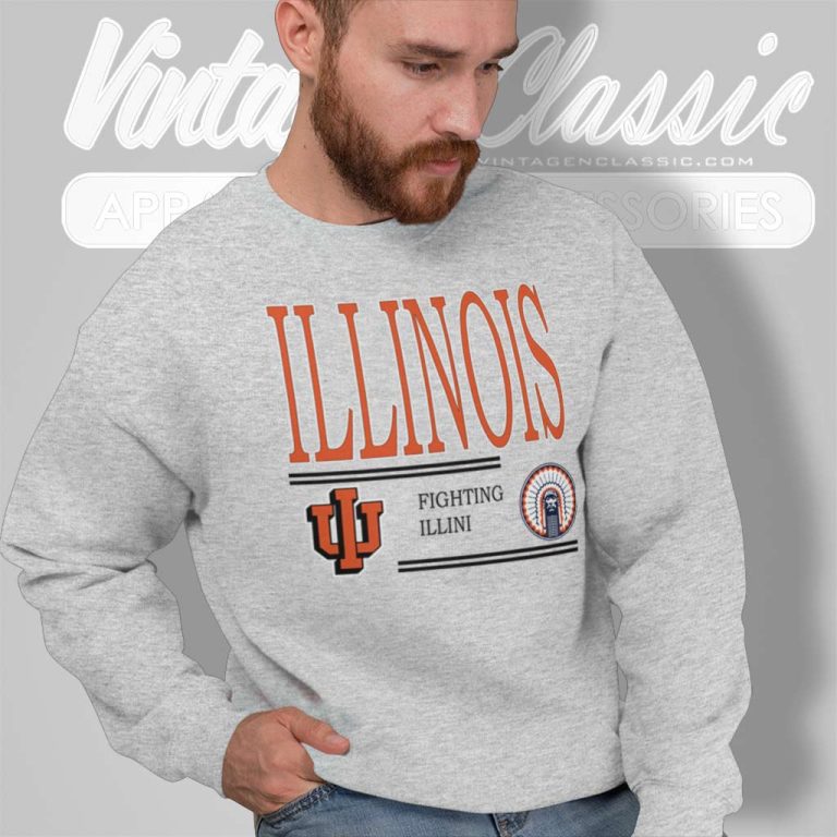 University Of Illinois Fighting Illini Sweatshirt University Of Illinois Fighting Illini Sweatshirt