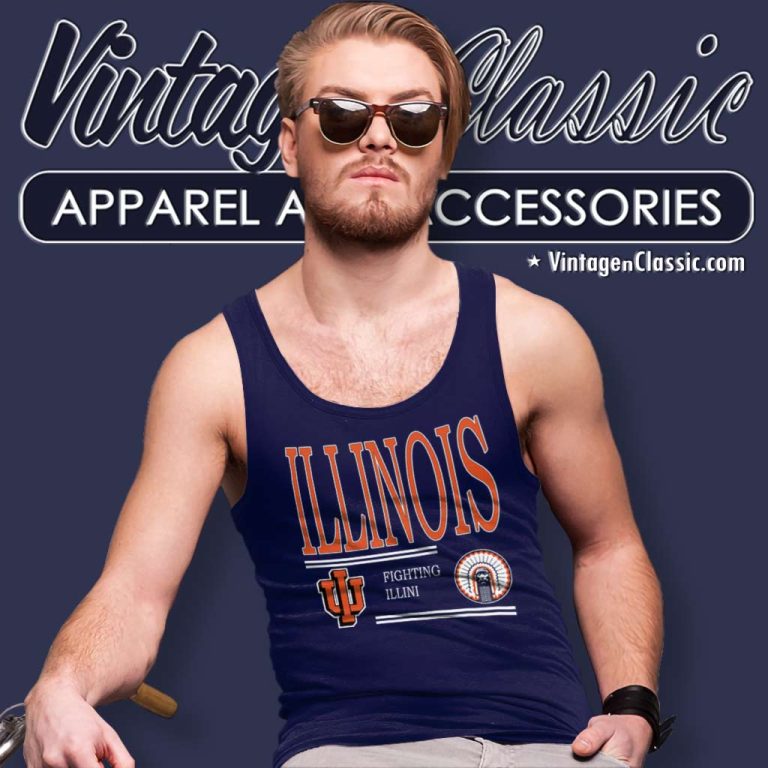 University Of Illinois Fighting Illini Tank Top Racerback University Of Illinois Fighting Illini Tank Top Racerback
