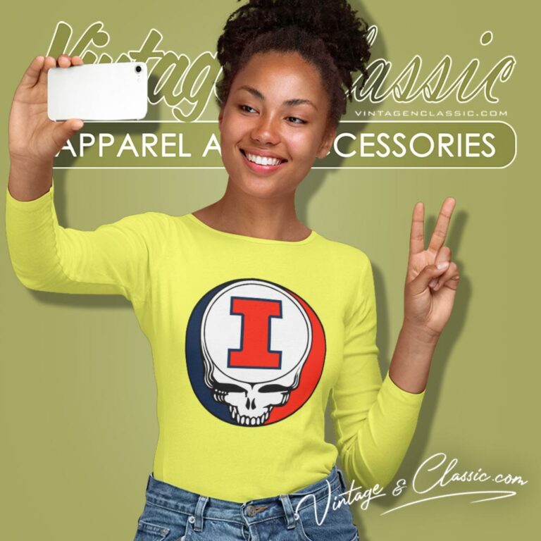 University Of Illinois Urbana Champaign Grateful Dead Steal Your Face Long Sleeve Tee University Of Illinois Urbana Champaign Grateful Dead Steal Your Face Long Sleeve Tee