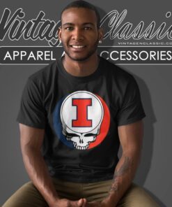 University Of Illinois Urbana Champaign Grateful Dead Steal Your Face T Shirt