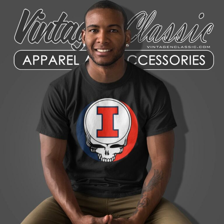 University Of Illinois Urbana Champaign Grateful Dead Steal Your Face T Shirt University Of Illinois Urbana Champaign Grateful Dead Steal Your Face T Shirt