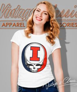 University Of Illinois Urbana Champaign Grateful Dead Steal Your Face Women T Shirt