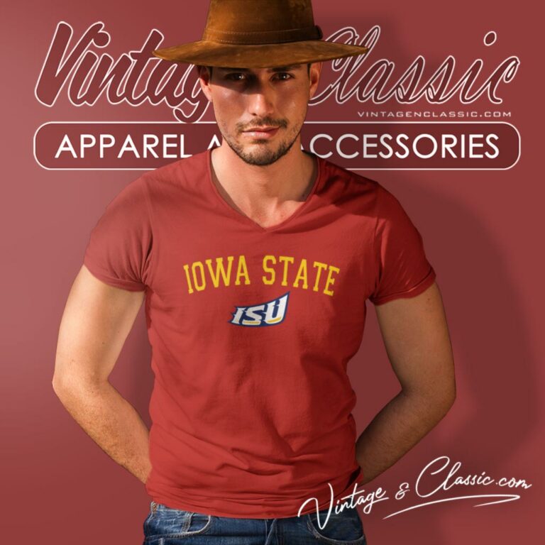 University Of Iowa State Isu V Neck TShirt University Of Iowa State Isu V Neck TShirt