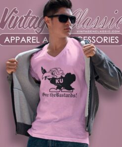 University Of Kansas City Chiefs V Neck TShirt