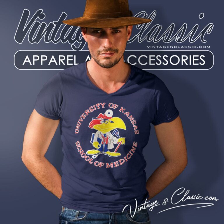 University Of Kansas School Of Medicine V Neck TShirt University Of Kansas School Of Medicine V Neck TShirt