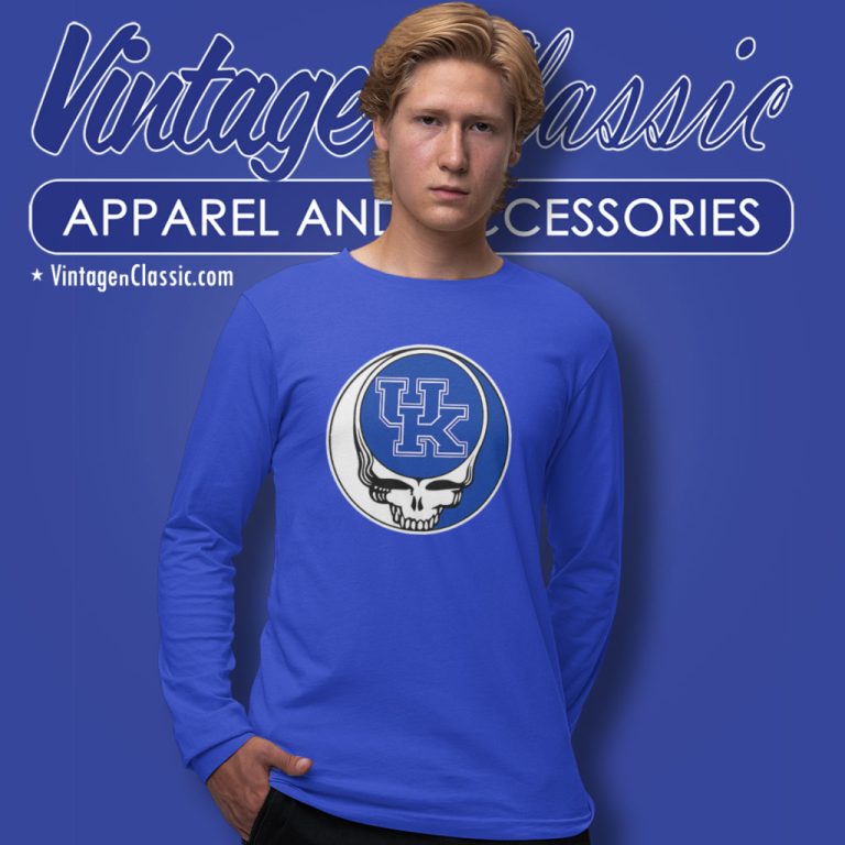University Of Kentucky Grateful Dead Steal Your Face Long Sleeve Tee University Of Kentucky Grateful Dead Steal Your Face Long Sleeve Tee