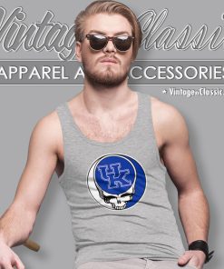 University Of Kentucky Grateful Dead Steal Your Face Tank Top Racerback