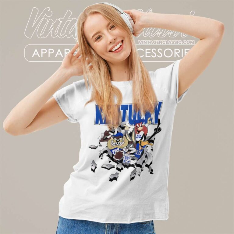University Of Kentucky Looney Tunes Vintage Women TShirt University Of Kentucky Looney Tunes Vintage Women TShirt