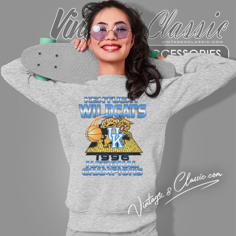 University Of Kentucky Wildcats 1996 Ncaa Basketball Champions Sweatshirt University Of Kentucky Wildcats 1996 Ncaa Basketball Champions Sweatshirt