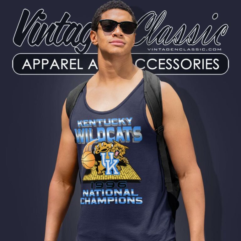 University Of Kentucky Wildcats 1996 Ncaa Basketball Champions Tank Top Racerback University Of Kentucky Wildcats 1996 Ncaa Basketball Champions Tank Top Racerback
