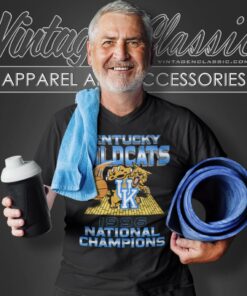 University Of Kentucky Wildcats 1996 Ncaa Basketball Champions V Neck TShirt