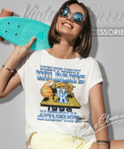 University Of Kentucky Wildcats 1996 Ncaa Basketball Champions Women T Shirt