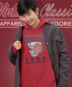 University Of Kentucky Wildcats Basketball 1998 National Champs Hoodie