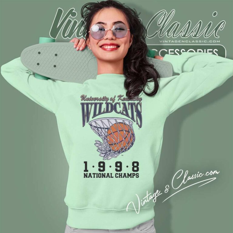 University Of Kentucky Wildcats Basketball 1998 National Champs Sweatshirt University Of Kentucky Wildcats Basketball 1998 National Champs Sweatshirt