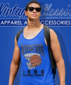 University Of Kentucky Wildcats Basketball 1998 National Champs Tank Top Racerback