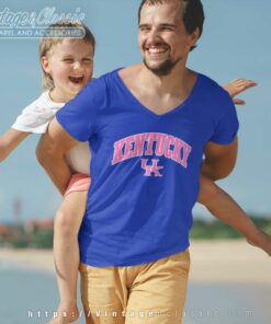 University Of Kentucky Wildcats Uk V Neck TShirt