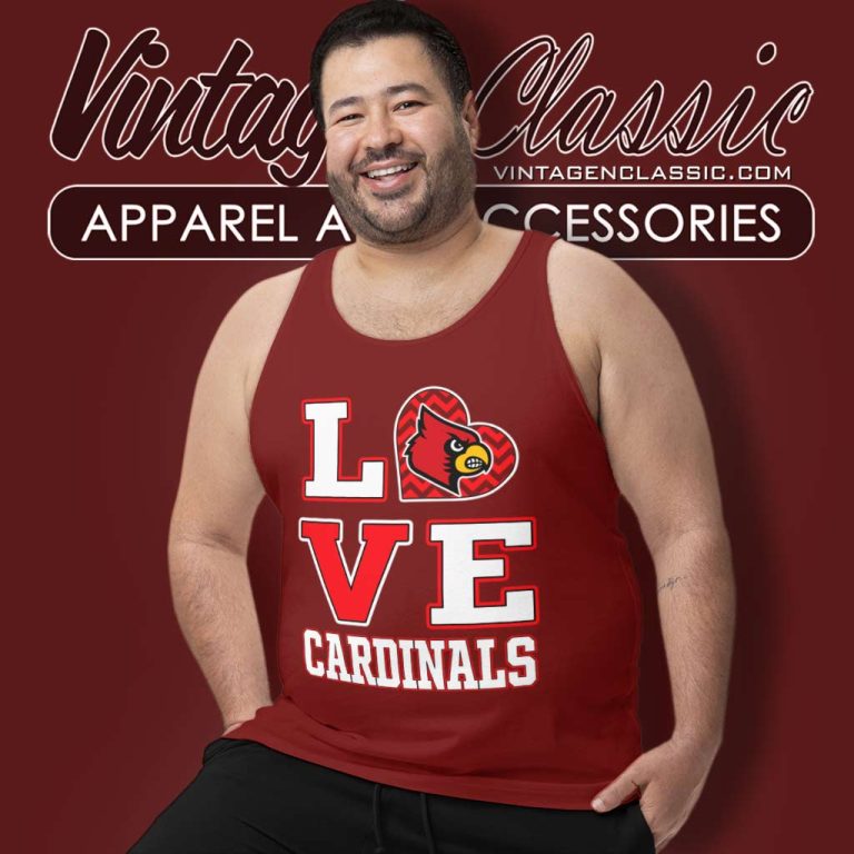 University Of Louisville Love Cardinals Tank Top Racerback University Of Louisville Love Cardinals Tank Top Racerback