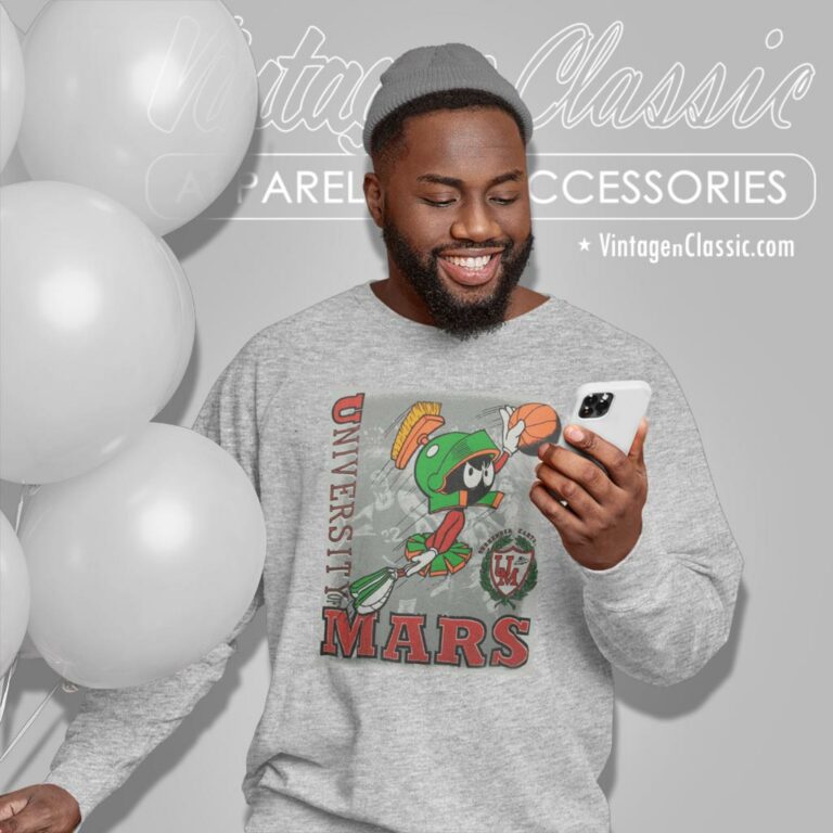 University Of Mars Looney Tunes Shirt Nike Jumpman Style Marvin The Martian Sweatshirt University Of Mars Looney Tunes Shirt Nike Jumpman Style Marvin The Martian Sweatshirt