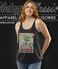 University Of Mars Looney Tunes Shirt Nike Jumpman Style Marvin The Martian Tank Top Racerback