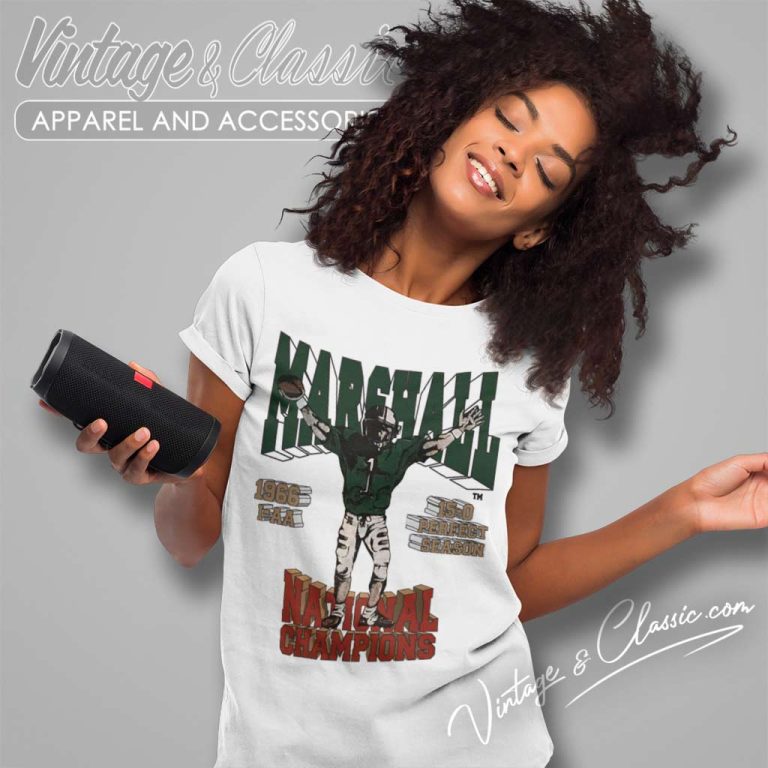 University Of Marshall Thundering Herd Shirt Vintage National Champions College Football Women TShirt University Of Marshall Thundering Herd Shirt Vintage National Champions College Football Women TShirt